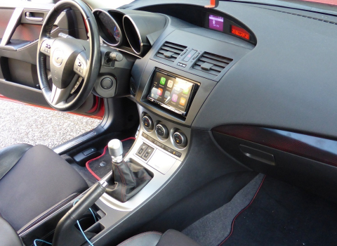 Mazda 3 Mps. Car Cinema Navigation, Apple Car Play, Android Auto, Bluetooth.