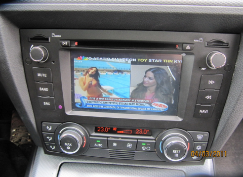 BMW Series 3. OEM Car TV - Navigation - Camera.