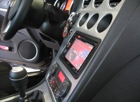Alfa Romeo 159. Car Cinema Navigation Pioneer Avic-D3bt.