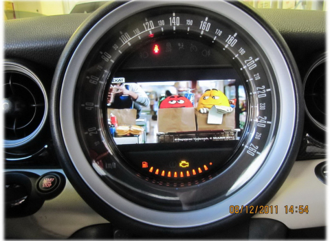 Mini Cooper Work. Video Input, Camera, Tv Tuner kenwood.