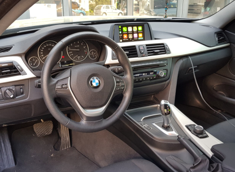BMW 420 F-32 With ΝΒΤ System. Εφαρμογή Apple Car Play στην εργοστασιακή οθόνη.