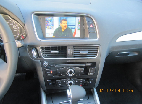 Audi Q5. Car Cinema Navigation-Camera-Bluetooth-Navigation-TV- Parking Sensor.