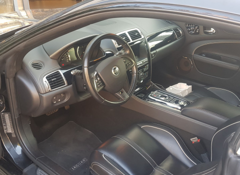 Jaguar XK RS. Laser Jamer Blinder, Video In Motion.