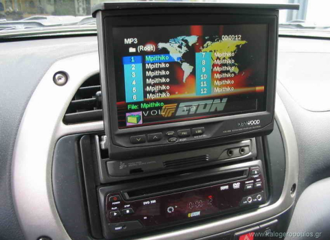 Toyota Rav 4. Car Cinema Kenwood KVC-1000 & DVD Eton.