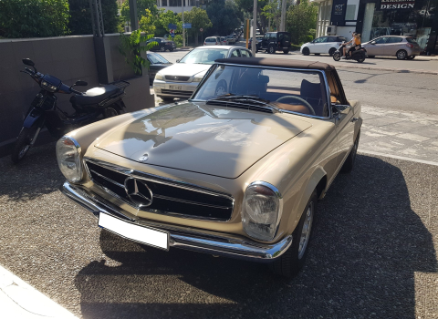 Mercedes Sl 280 Pagoda. Radio/Bt/Usb Becker Mexico