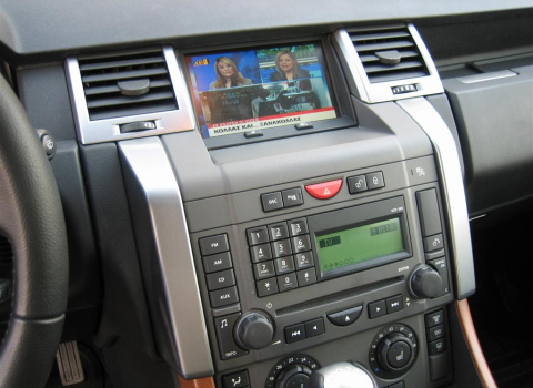 Range Rover Super Charged Sport. Car Cinema Pioneer.