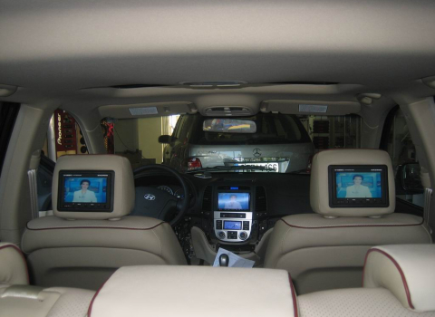 Hyundai Santa fe Car Cinema Navigation Kenwood DNX 7200 Macrom.