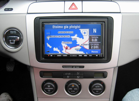 VW Passat 2008. Car Cinema Navigation Kenwood DNX7200.