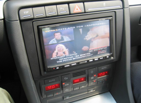 Audi A4 2.0 Quatro. Car Cinema Navigation Kenwood DNX-7200.