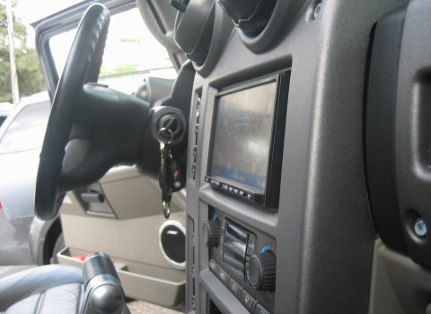 Hummer H2. Car Cinema Navigation Kenwood DNX7200.