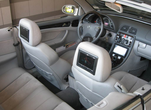 Mercedes CLK 200.Car Cinema Navigation Kenwood DNX7200-Veba.