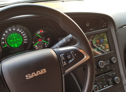 Saab 9.5 Last. Android - Navigation.