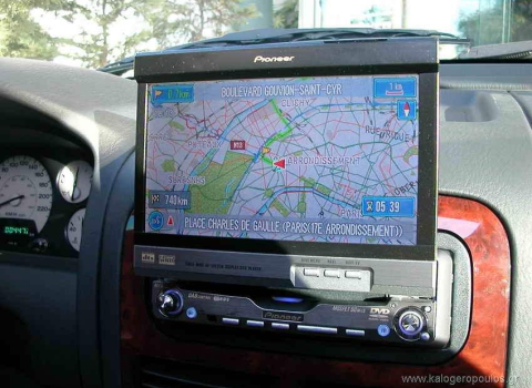 Grand Cherokee Car Cinema Pioneer AVH P7500DVD NAV AVIC 800.