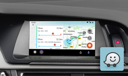 Online Navigation with Waze Navi X703D A4