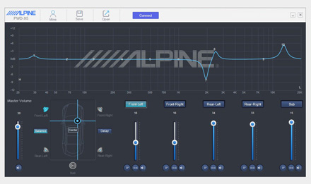 PWD X5 Extensive sound tuning functions