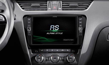 Skoda Octavia RS Start up Logo X903D OC3