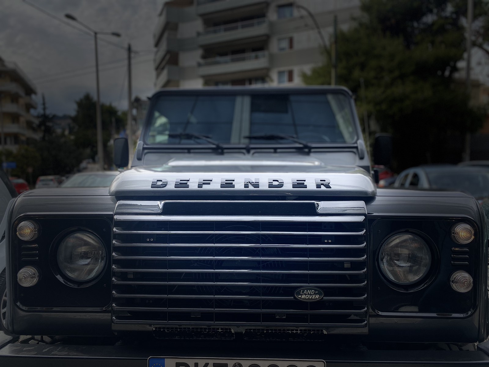 LandRover Defender. Radio/cd/Mp3 Alpine