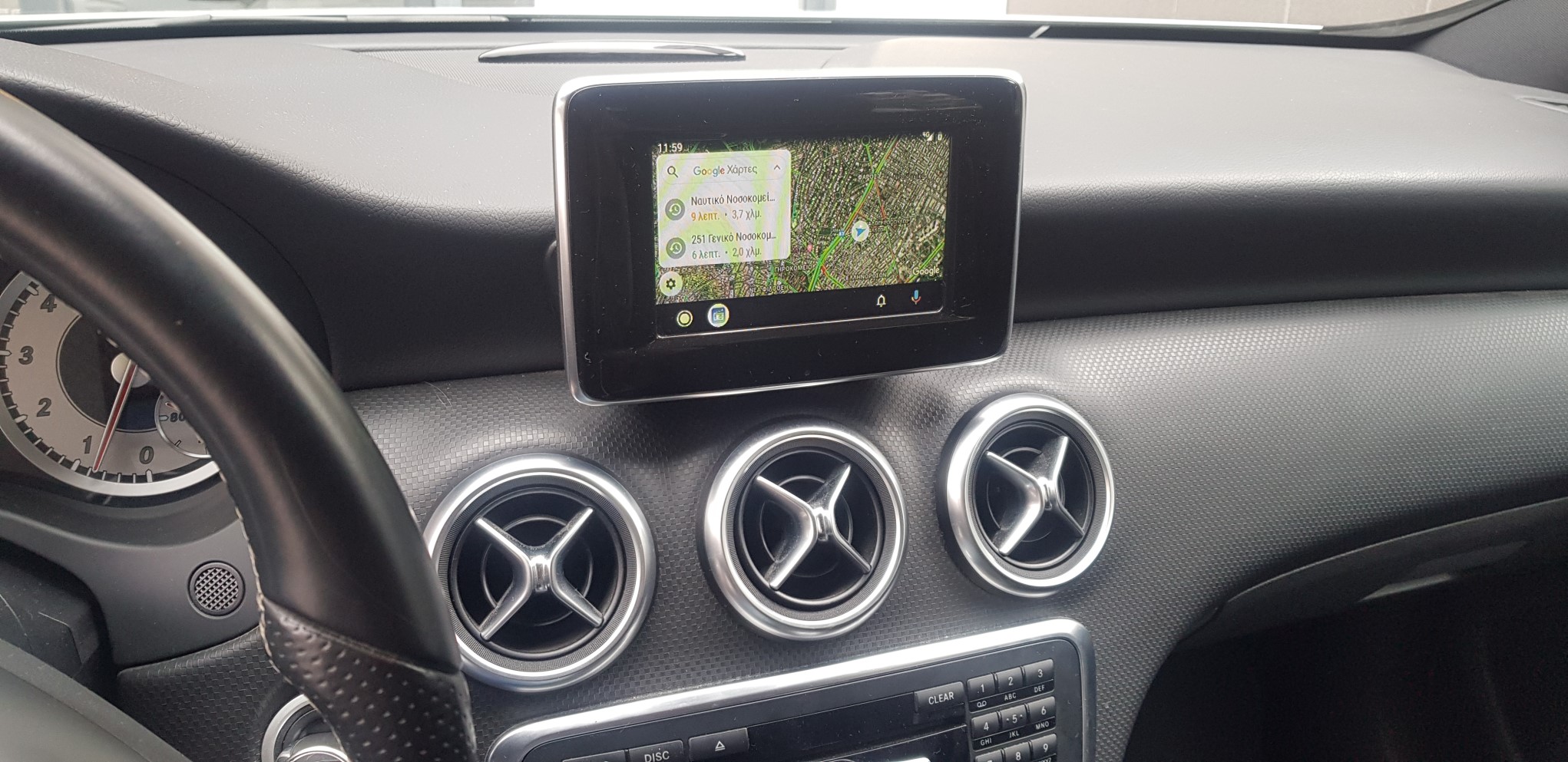 Mercedes A 200 W176. Unique Wireless Apple Car Play, Wireless Android