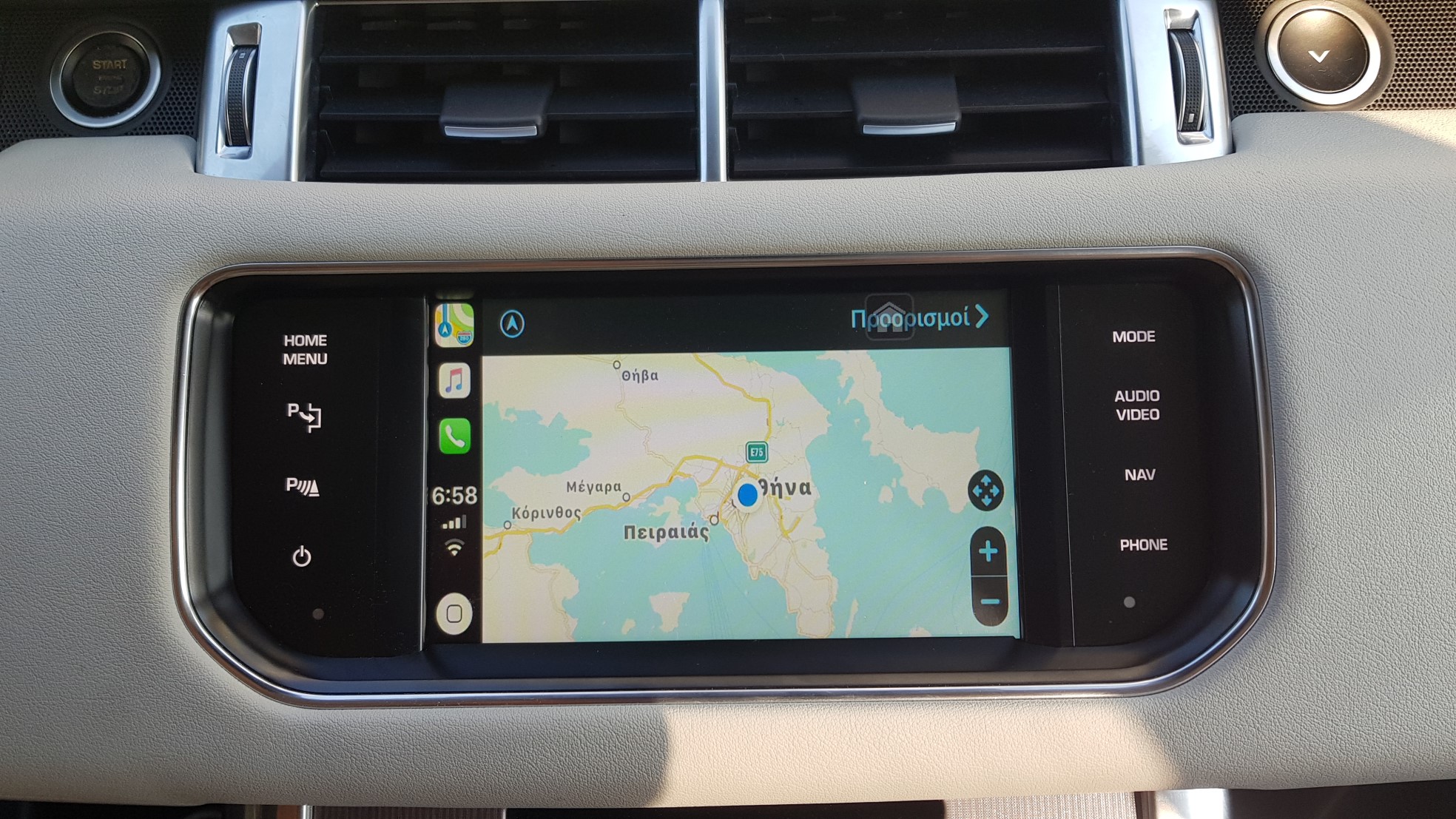 Range Rover Sport Hybrid. Apple Car Play, Android Auto.