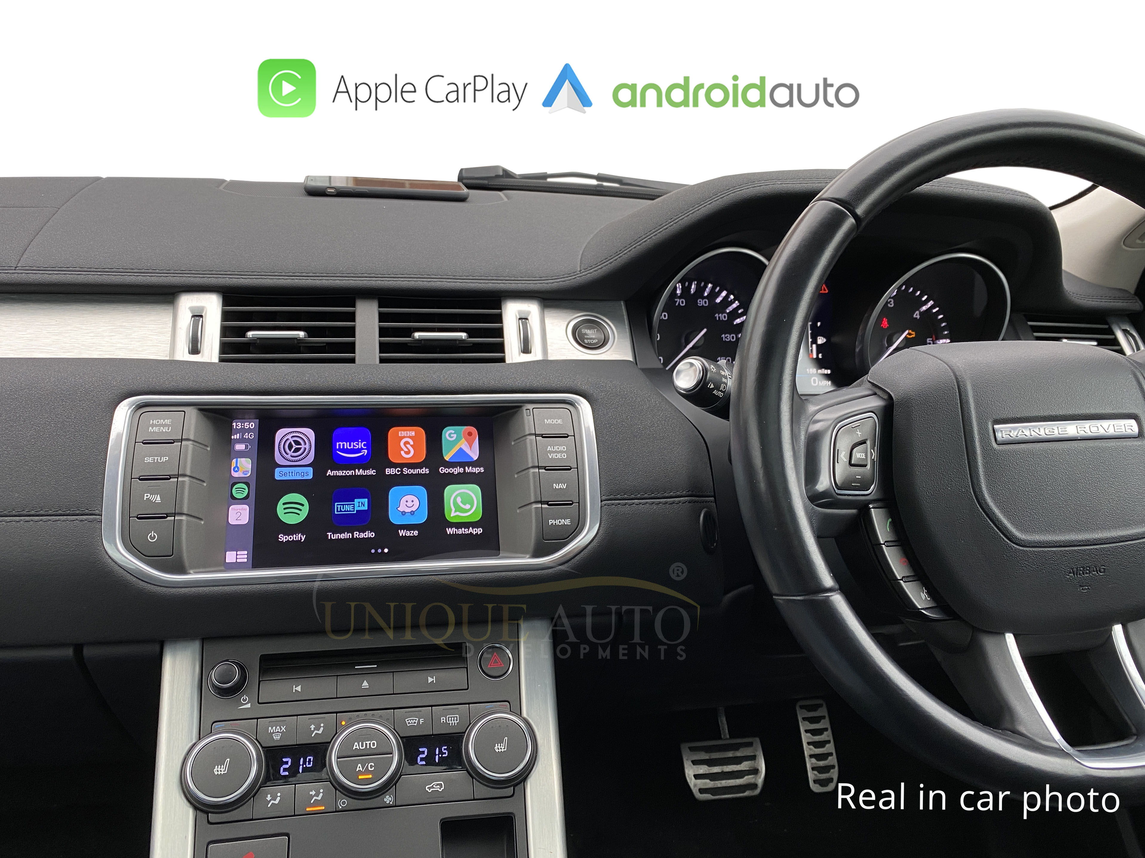 Car Play for Land Rover Wireless Apple CarPlay and Android Auto